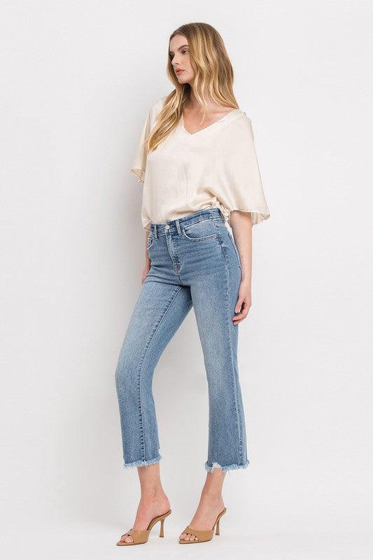 Mid Rise Flare Jeans- Doss Dollz