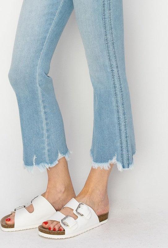 Mid Rise Flare Jeans- Doss Dollz