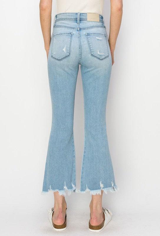 Mid Rise Flare Jeans- Doss Dollz