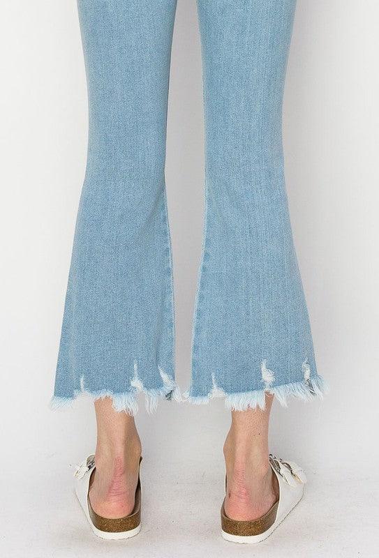 Mid Rise Flare Jeans- Doss Dollz