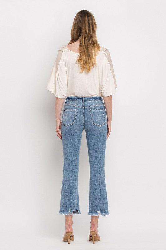 Mid Rise Flare Jeans- Doss Dollz