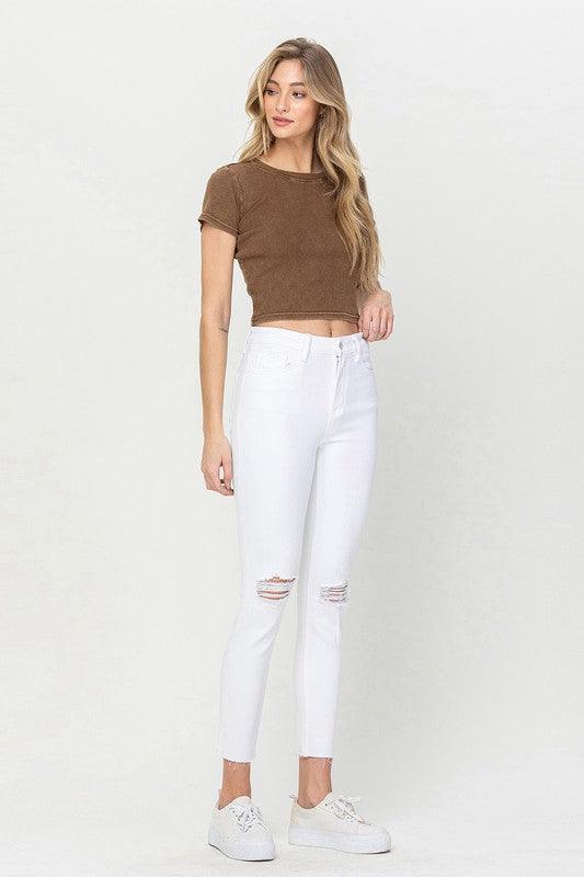 Mid Rise Flare Jeans- Doss Dollz