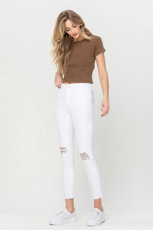 Mid Rise Flare Jeans- Doss Dollz