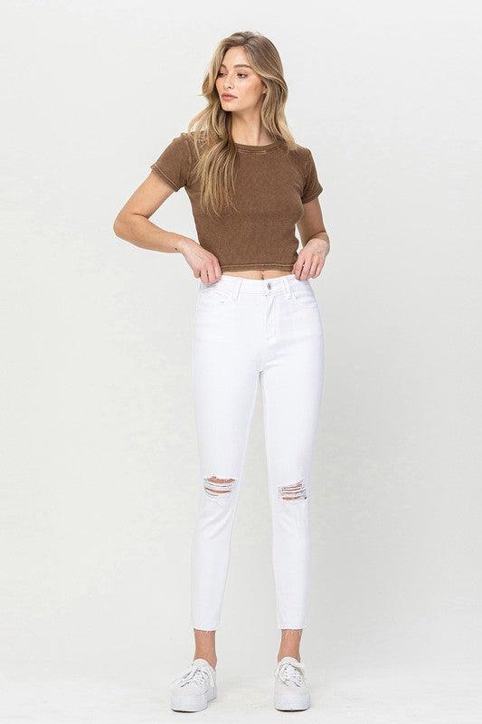 Mid Rise Flare Jeans- Doss Dollz