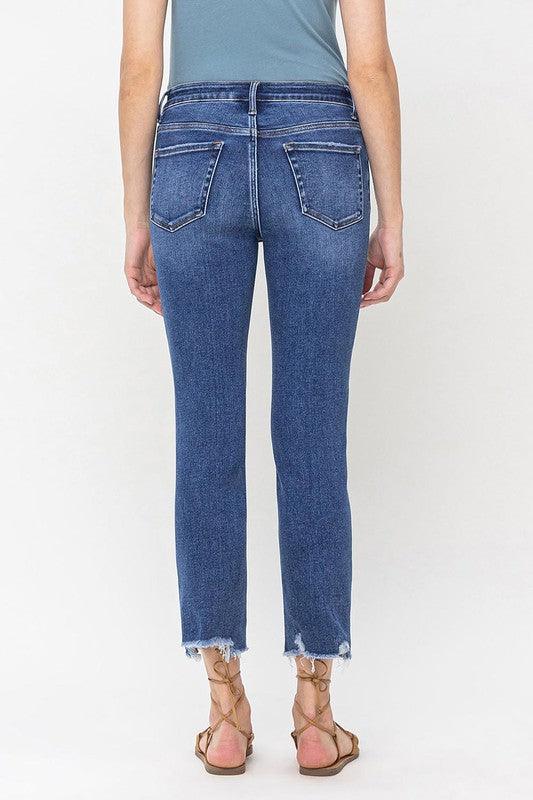 Mid Rise Flare Jeans- Doss Dollz