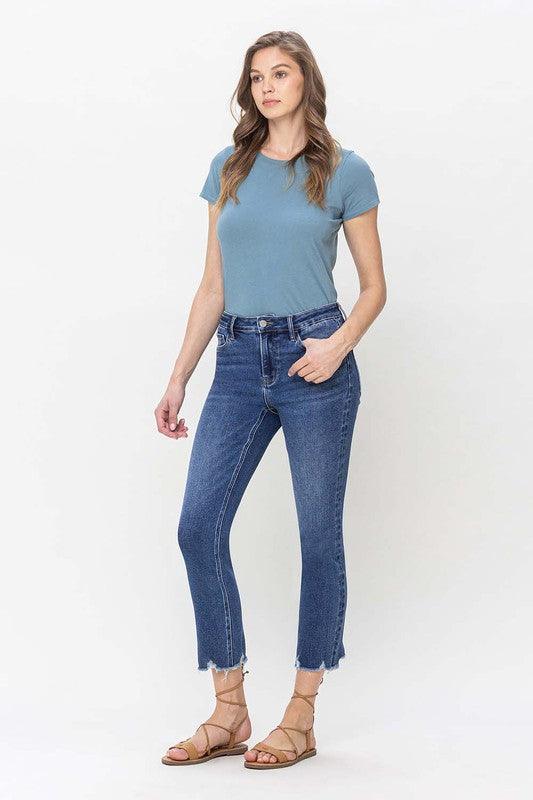 Mid Rise Flare Jeans- Doss Dollz