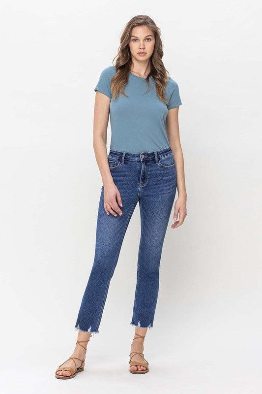 Mid Rise Flare Jeans- Doss Dollz