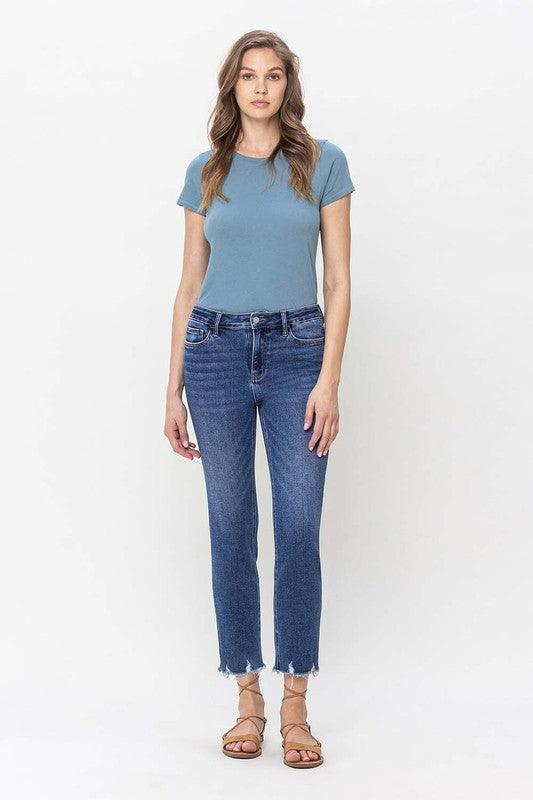 Mid Rise Flare Jeans- Doss Dollz