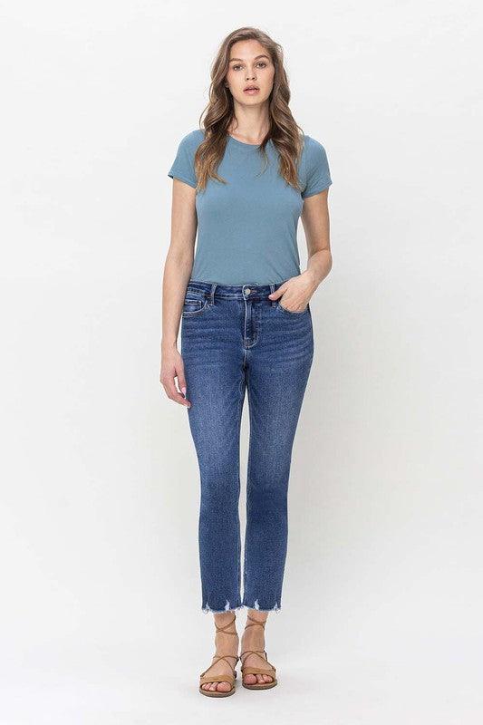 Mid Rise Flare Jeans- Doss Dollz