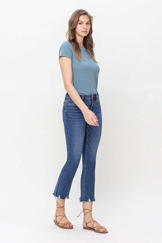 Mid Rise Flare Jeans- Doss Dollz