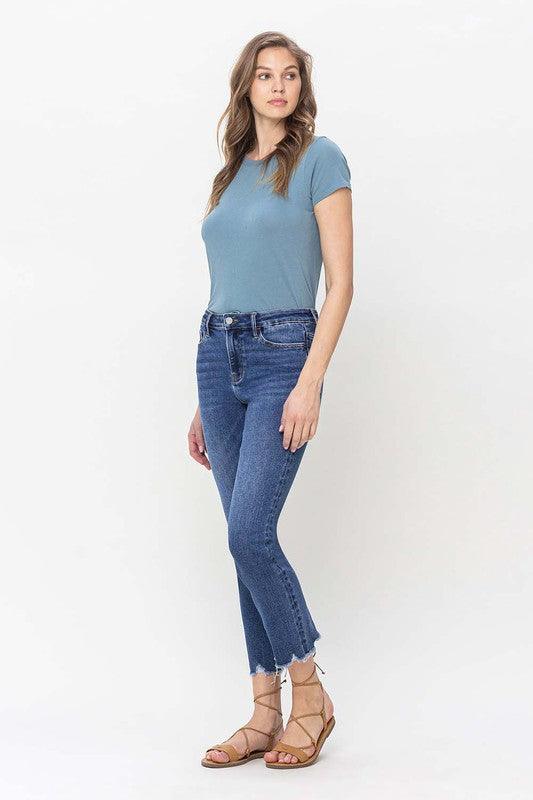 Mid Rise Flare Jeans- Doss Dollz