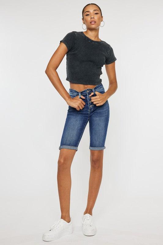 Mid Rise Flare Jeans- Doss Dollz