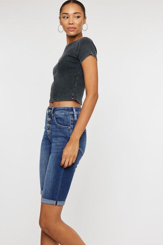 Mid Rise Flare Jeans- Doss Dollz