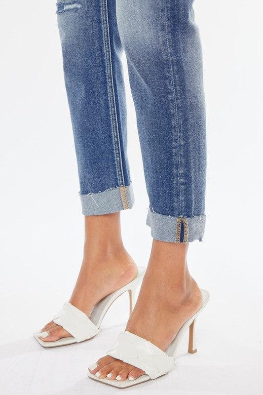 Mid Rise Flare Jeans- Doss Dollz