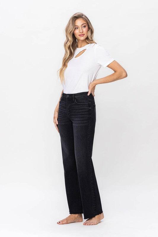 Mid Rise Flare Jeans- Doss Dollz