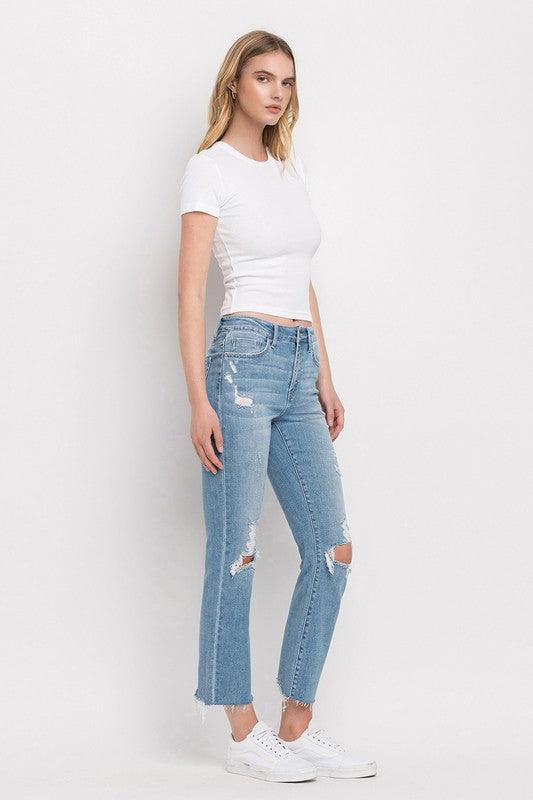 Mid Rise Flare Jeans- Doss Dollz