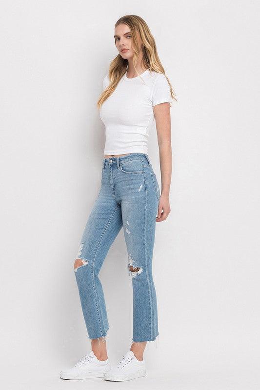 Mid Rise Flare Jeans- Doss Dollz