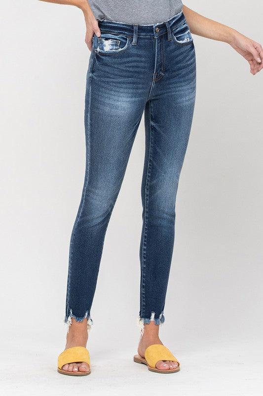 Mid Rise Flare Jeans- Doss Dollz