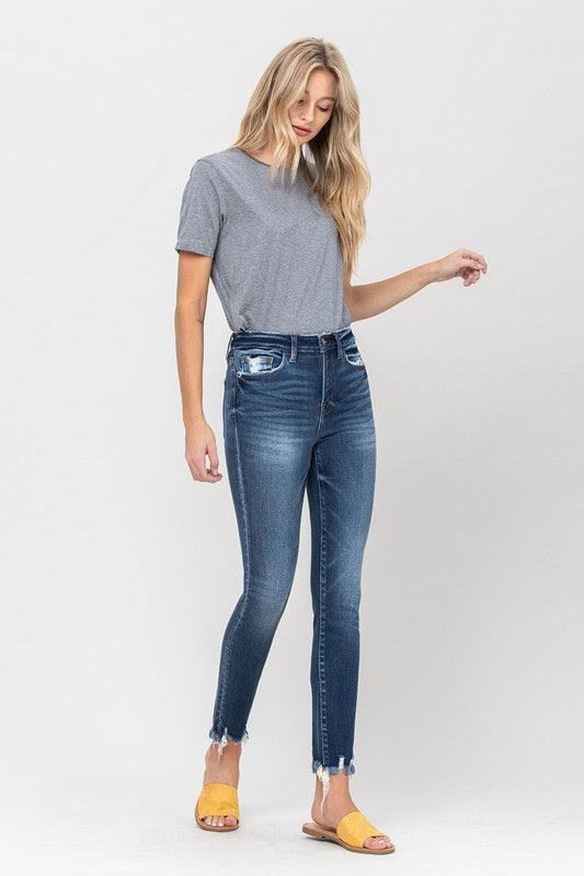 Mid Rise Flare Jeans- Doss Dollz