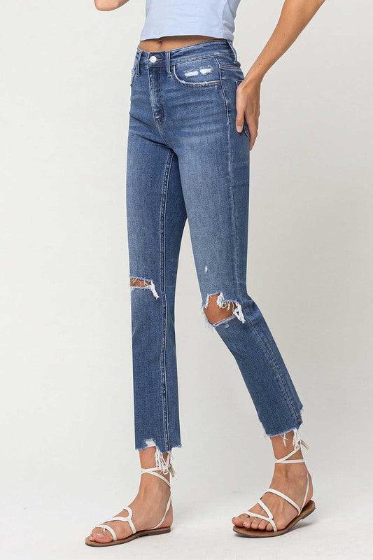 Mid Rise Flare Jeans- Doss Dollz