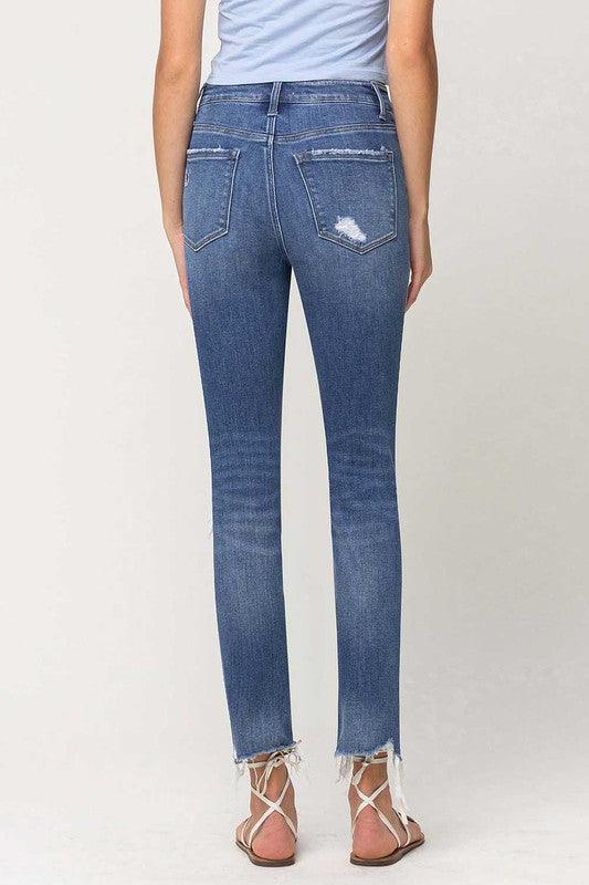 Mid Rise Flare Jeans- Doss Dollz