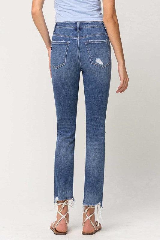 Mid Rise Flare Jeans- Doss Dollz