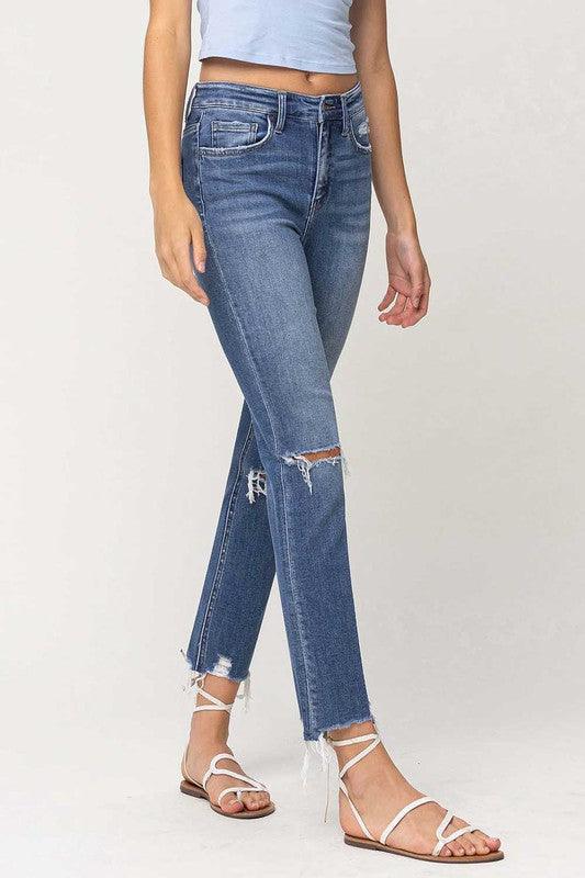 Mid Rise Flare Jeans- Doss Dollz