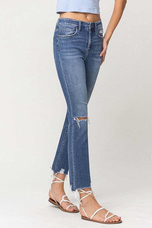 Mid Rise Flare Jeans- Doss Dollz