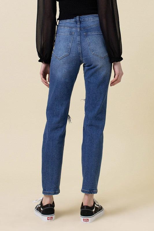 Mid Rise Flare Jeans- Doss Dollz