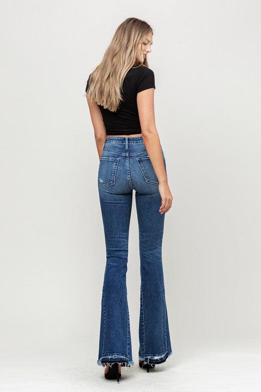 Mid Rise Flare Jeans- Doss Dollz