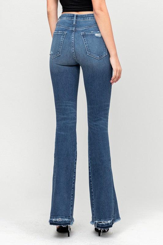 Mid Rise Flare Jeans- Doss Dollz