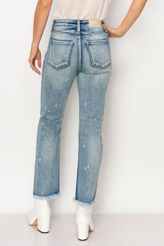 Mid Rise Flare Jeans- Doss Dollz