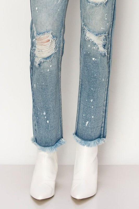 Mid Rise Flare Jeans- Doss Dollz