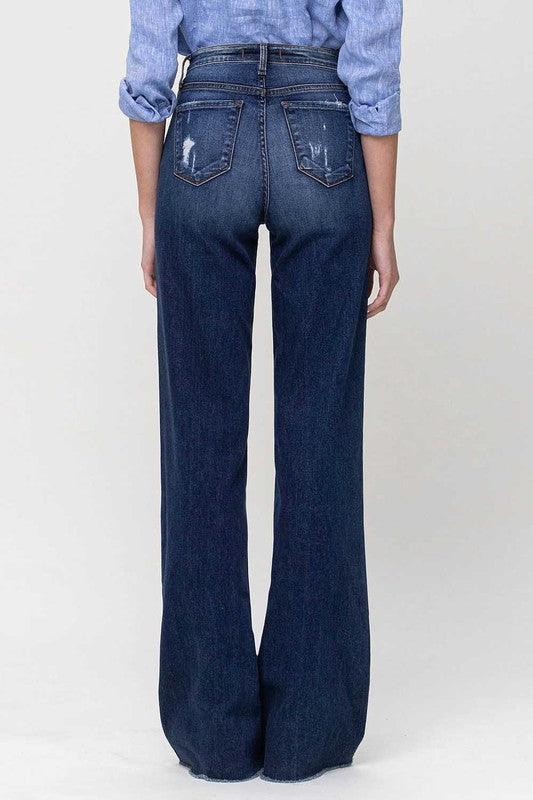 Mid Rise Flare Jeans- Doss Dollz