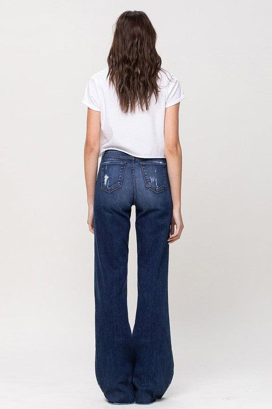 Mid Rise Flare Jeans- Doss Dollz