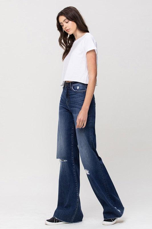 Mid Rise Flare Jeans- Doss Dollz