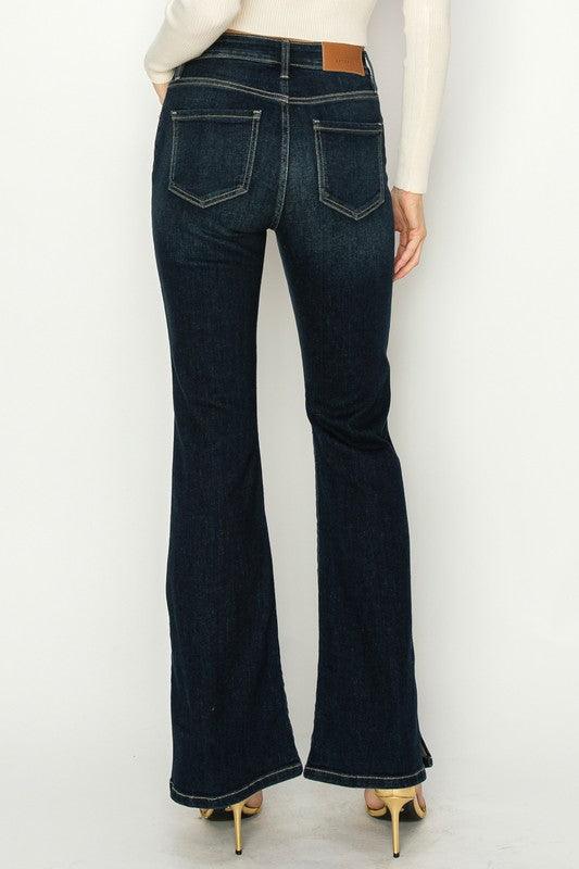 Mid Rise Flare Jeans- Doss Dollz