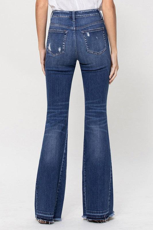 Mid Rise Flare Jeans- Doss Dollz