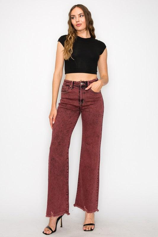 Mid Rise Flare Jeans- Doss Dollz