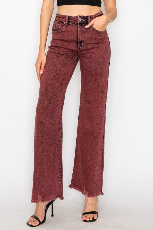 Mid Rise Flare Jeans- Doss Dollz