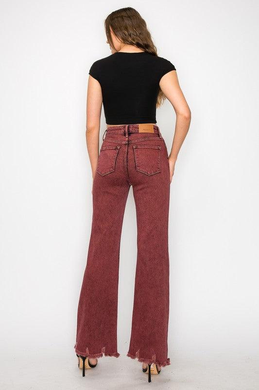 Mid Rise Flare Jeans- Doss Dollz