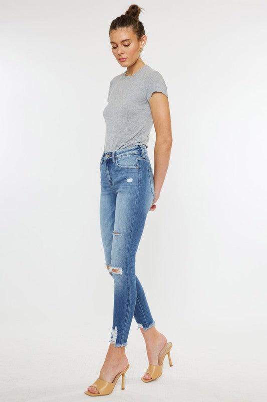 Mid Rise Flare Jeans- Doss Dollz