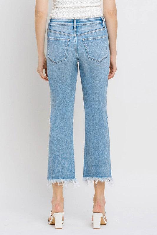 Mid Rise Flare Jeans- Doss Dollz