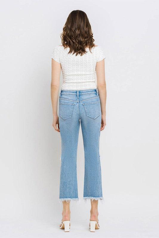 Mid Rise Flare Jeans- Doss Dollz