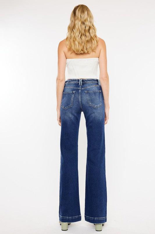 Mid Rise Flare Jeans- Doss Dollz