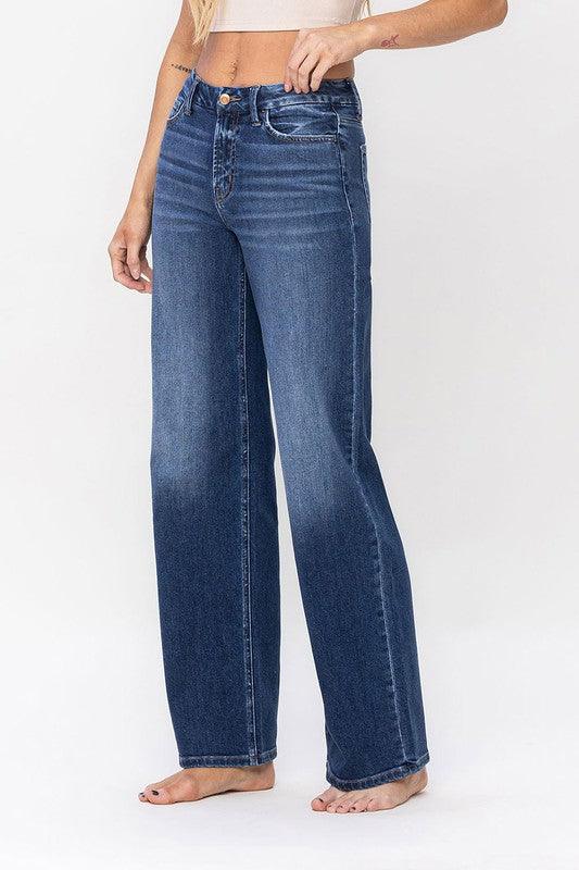 Mid Rise Flare Jeans- Doss Dollz