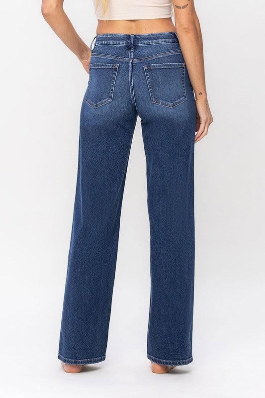 Mid Rise Flare Jeans- Doss Dollz