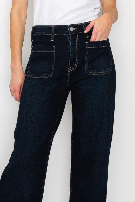 Mid Rise Flare Jeans- Doss Dollz