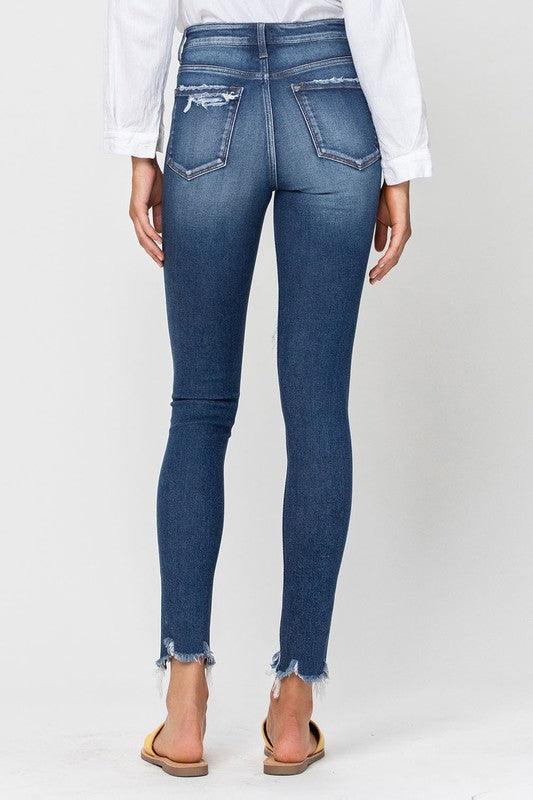 Mid Rise Flare Jeans- Doss Dollz