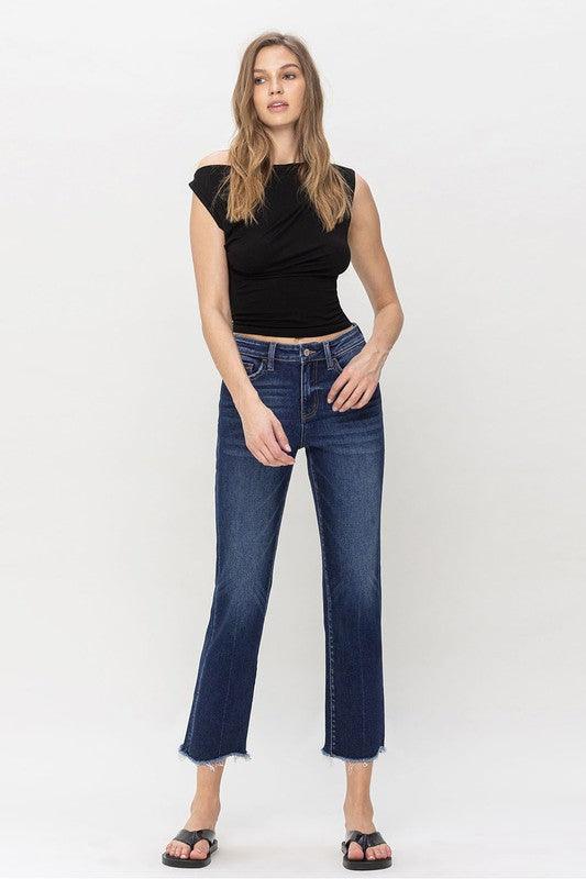 Mid Rise Flare Jeans- Doss Dollz